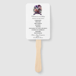 Leque Casamento Equestre Elegante Watercolor