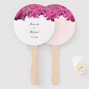 Leque Casamento Floral Tropical