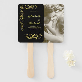 Leque Casamento Victoriano Elegante