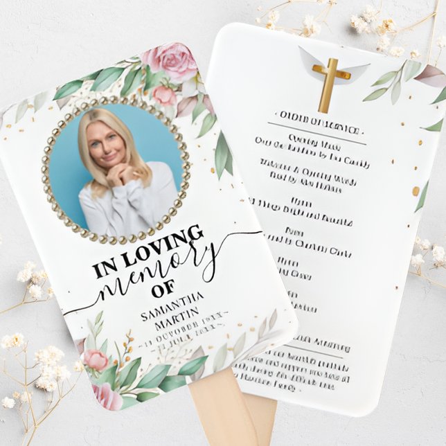 Leque Celebração Botânica Floral do Ventilador da Mão (Criador carregado)