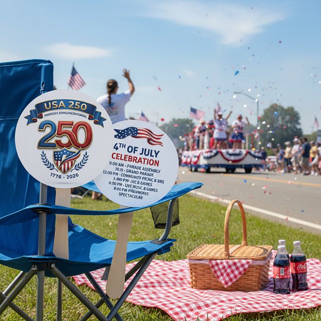 Leque Celebração USA 250 (Criador carregado)