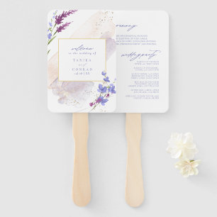 Leque Cerimônia Peri ID954 de Casamento de Flores Selvag