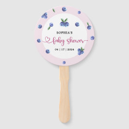 Leque Chá de fraldas de Garota de Água Doce de Blueberry