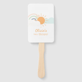 Leque Chá de fraldas Mínimo do Pastel