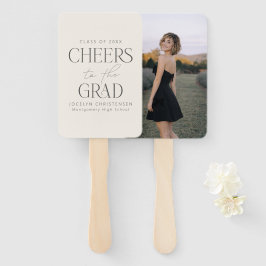 Leque Cheers to the Grad Personalized Photo Graduation