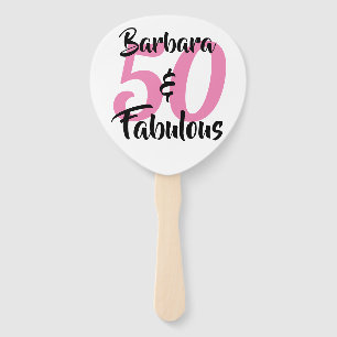 Leque Cinquenta e Fabuloso Aniversário de 50 anos Festa 