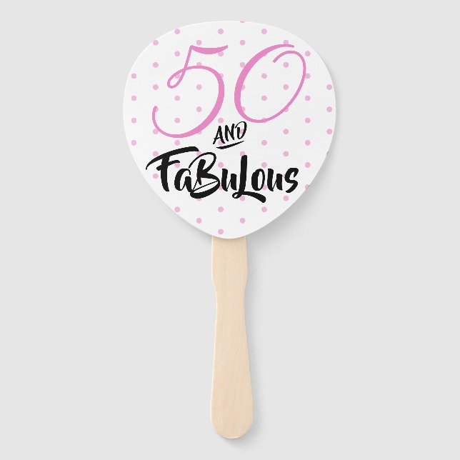 Leque Cinquenta e Fantástico Festa de Aniversário de 50  (Verso)
