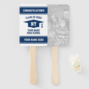 Leque Classe personalizada de foto de festa de formatura