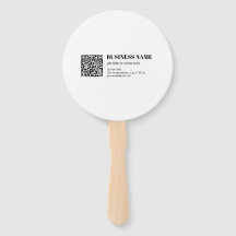Código QR comercial & Texto retrô-moderno editável