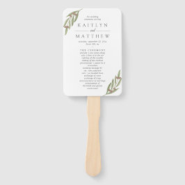 Leque Coleção de Casamentos do Branch Olive