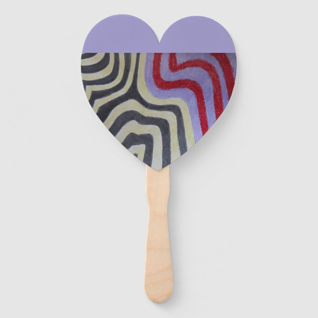 Leque Coloured Waves Set of Fans (Verso)