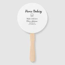 Leque Compartimento caseiro adicione seu nome de texto p