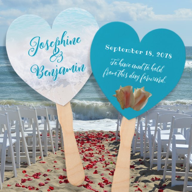 Leque Conch concha Ventiladores de Casamento Moldado pel (Criador carregado)