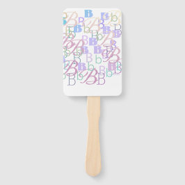 Leque Confete de Letras "B"