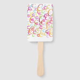 Leque Confete de Letras "C"