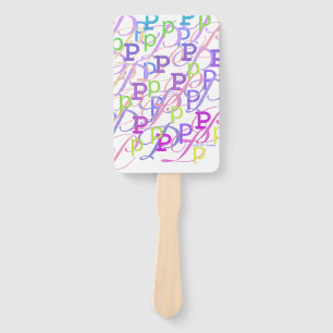 Leque Confete de Letras "P"
