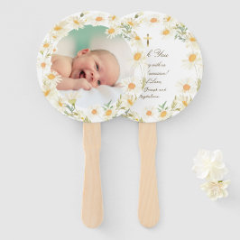 Leque conjunto de dez marcas de margarida Baptism