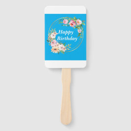 Leque Conjunto de ventiladores rosa e Dourado