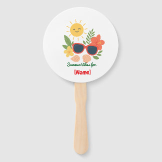 Leque Conjunto de Ventoinha de Verão Personalizado | Sol