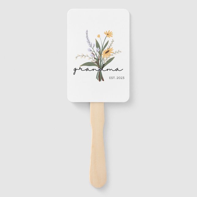 Leque Conjunto de Ventoinhas Eu Te Amo Vovó (Verso)