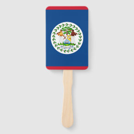 Leque Conjunto de ventoinhas manuais com bandeira de Bel