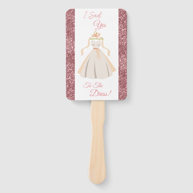 Leque Conjunto de ventoinhas - Sim ao Vestido (Frente)