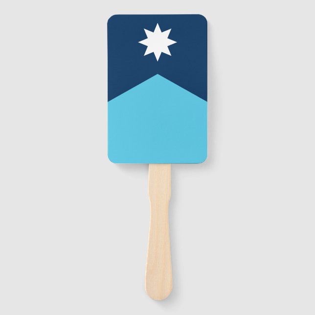 Leque Conjunto patriótico de fãs manuais com bandeira de (Frente)