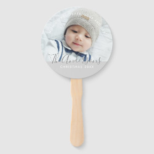 Leque Cor Personalizada com Foto e Texto Personalizados