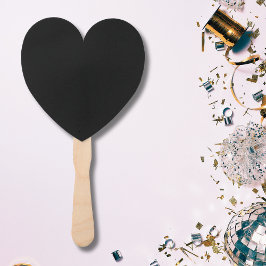 Leque Cor Profissional Preto Onyx | Elegância Clássica 