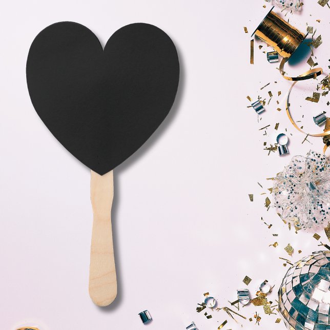 Leque Cor Profissional Preto Onyx | Elegância Clássica  (Criador carregado)