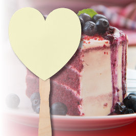 Leque Cor Sólido Amarelo-Manteiga | Elegante Clássico