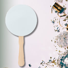 Leque Cor Sólido Branco do fosco | Clássico | Elegante