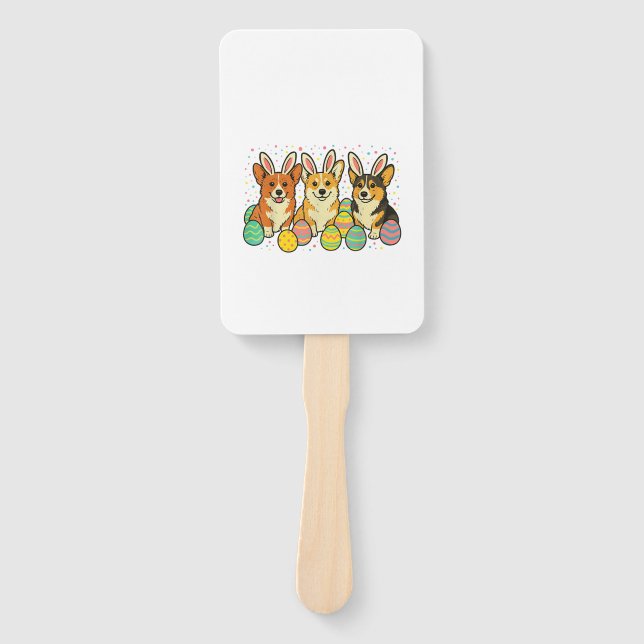 Leque Corgi Easter T-Shirt_1 (Frente)