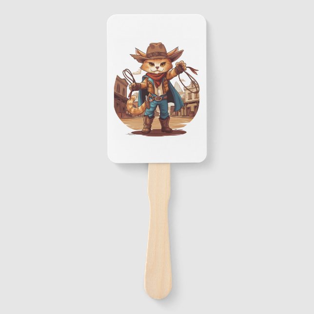 Leque Cowboy Cat (Frente)