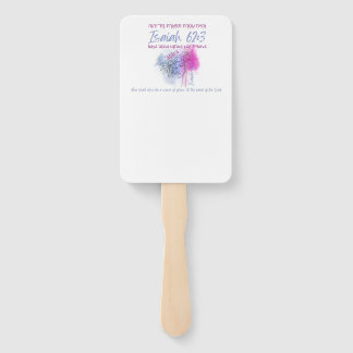 Leque Created to be God's Crown (Isaiah 62:3) Hand Fans