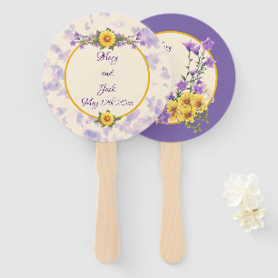 Leque Creme de Casamento de Jardim primavera