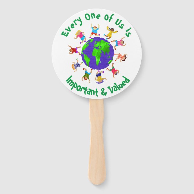 Leque Crianças importantes e valiosas (Frente)