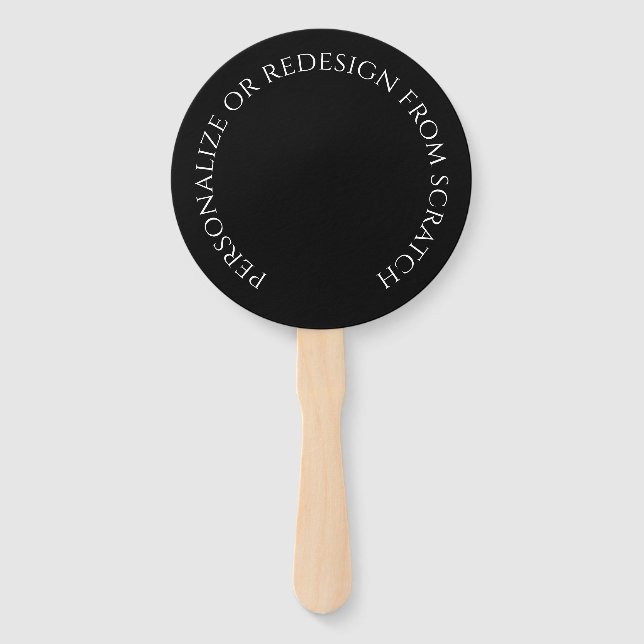 Leque Crie o seu próprio personalizado (Frente)