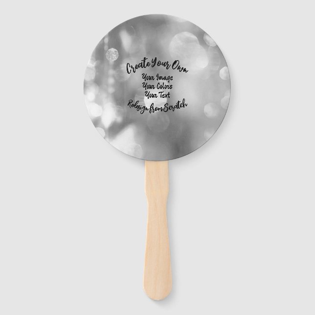 Leque Crie sua própria cor/Design personalizada (Frente)