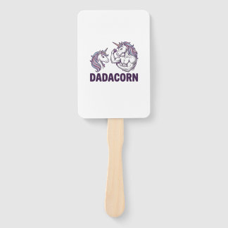 Leque Dadacorn Funny Unicorn Dad Vector Shirt Design_1