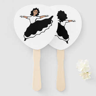 Leque Dancer Fans BW #2