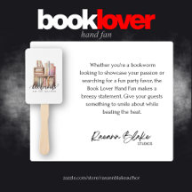 Leque de Mão para Amantes de Livros