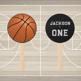 Leque Decor Único do primeiro aniversario de Basquete