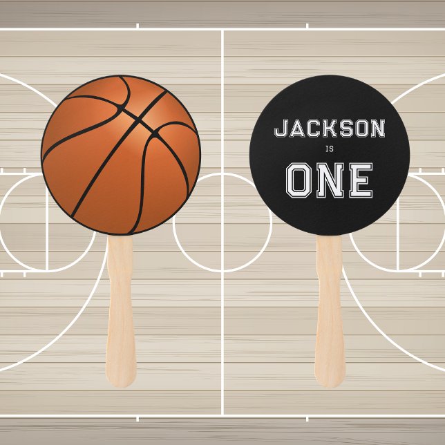 Leque Decor Único do primeiro aniversario de Basquete (Criador carregado)