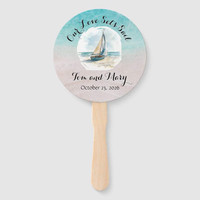 Leque Definir Ventiladores de Mão de Navegação (Frente)