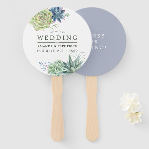 Leque Desert Cactus Succulent Weding Favor