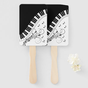 Leque Design de Música do Teclado Piano
