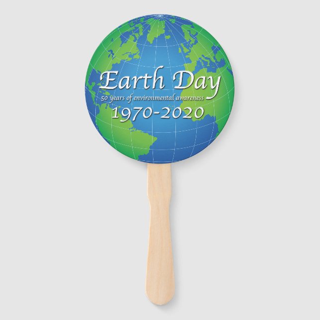 Leque Dia da Terra 50 Anos Aniversário de 2020 (Frente)