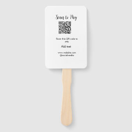 Leque Digitalizar para pagar digitalização código QR adi