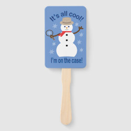 Leque Diversão e Rico É tudo Legal Detetive Snowman